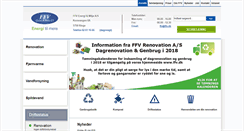 Desktop Screenshot of ffv.dk