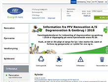 Tablet Screenshot of ffv.dk